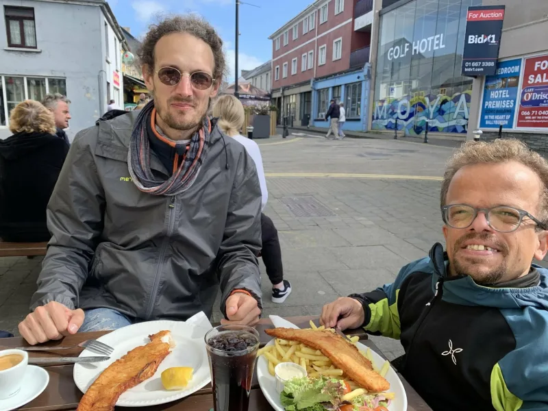 Unterwegs auf der Reise in Irland mit Persönlicher Assistenz