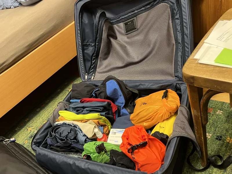 Tasche packen mit der Unterstützung von Persönlicher Assistenz