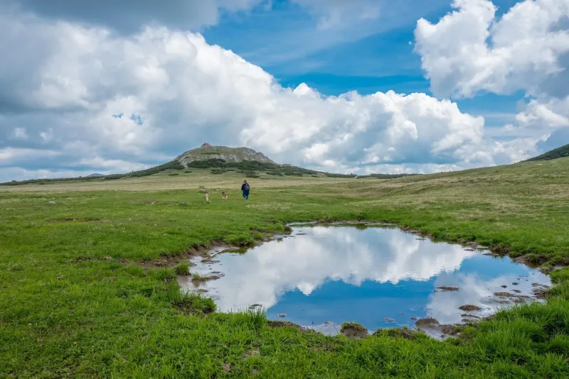 Wanderung mit dem Rollstuhl, Zuggerät Swisstrac und der Persönlichen Assistenz auf die Schneelalpe