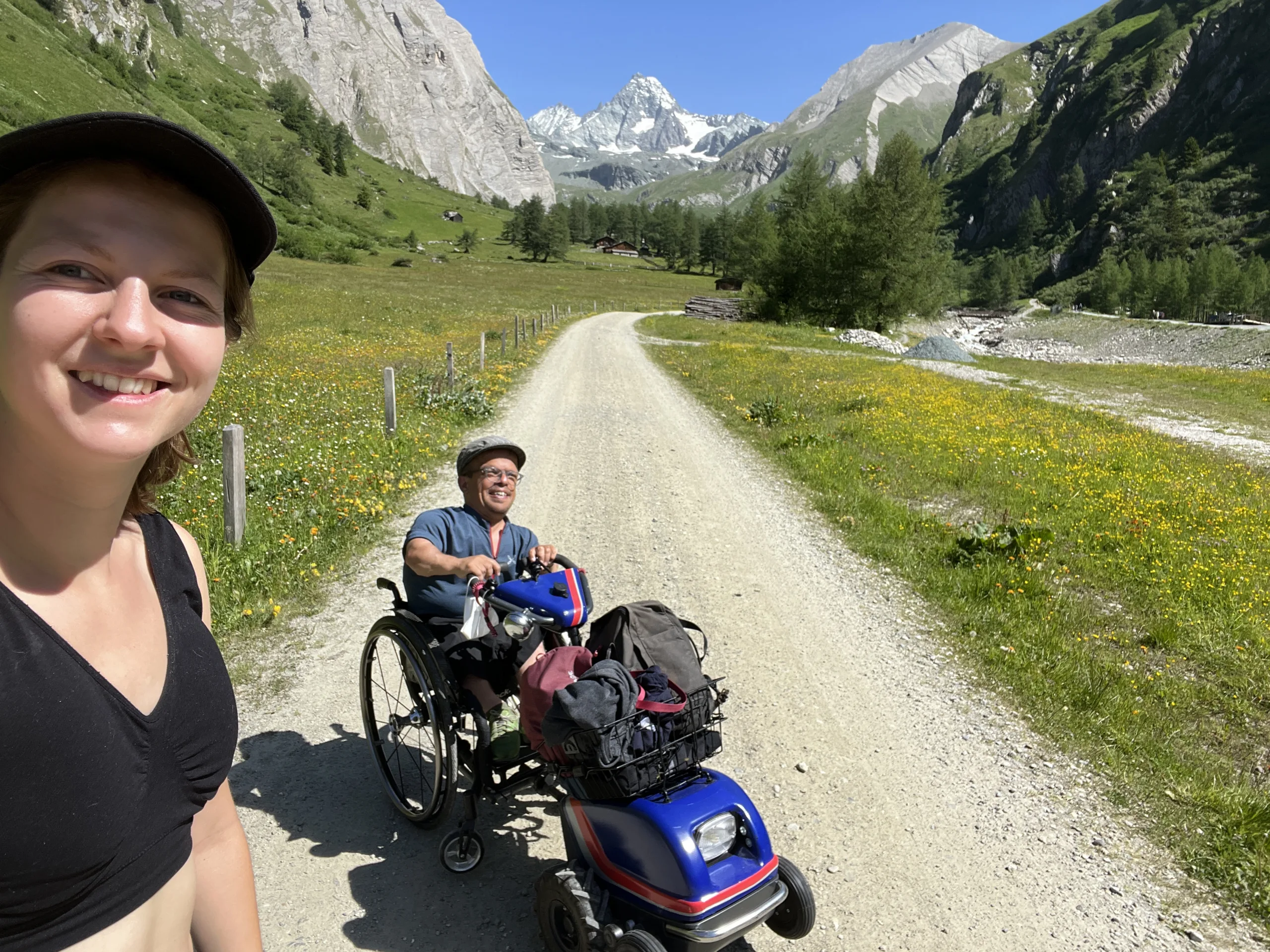 Unterwegs mit Persönlicher Assistenz in den Alpen am Großglockner und Großvenediger (Osttirol)