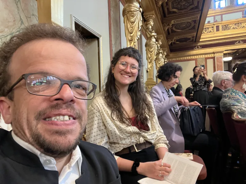 Konzertbesuch im Goldenen Saal vom Musikverein bei den Wiener Philharmonikern und Bruckner