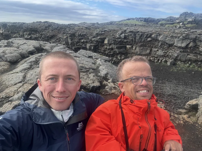 Lavafelder in Island an der Kontinentalgrenze zwischen Europa und Amerika