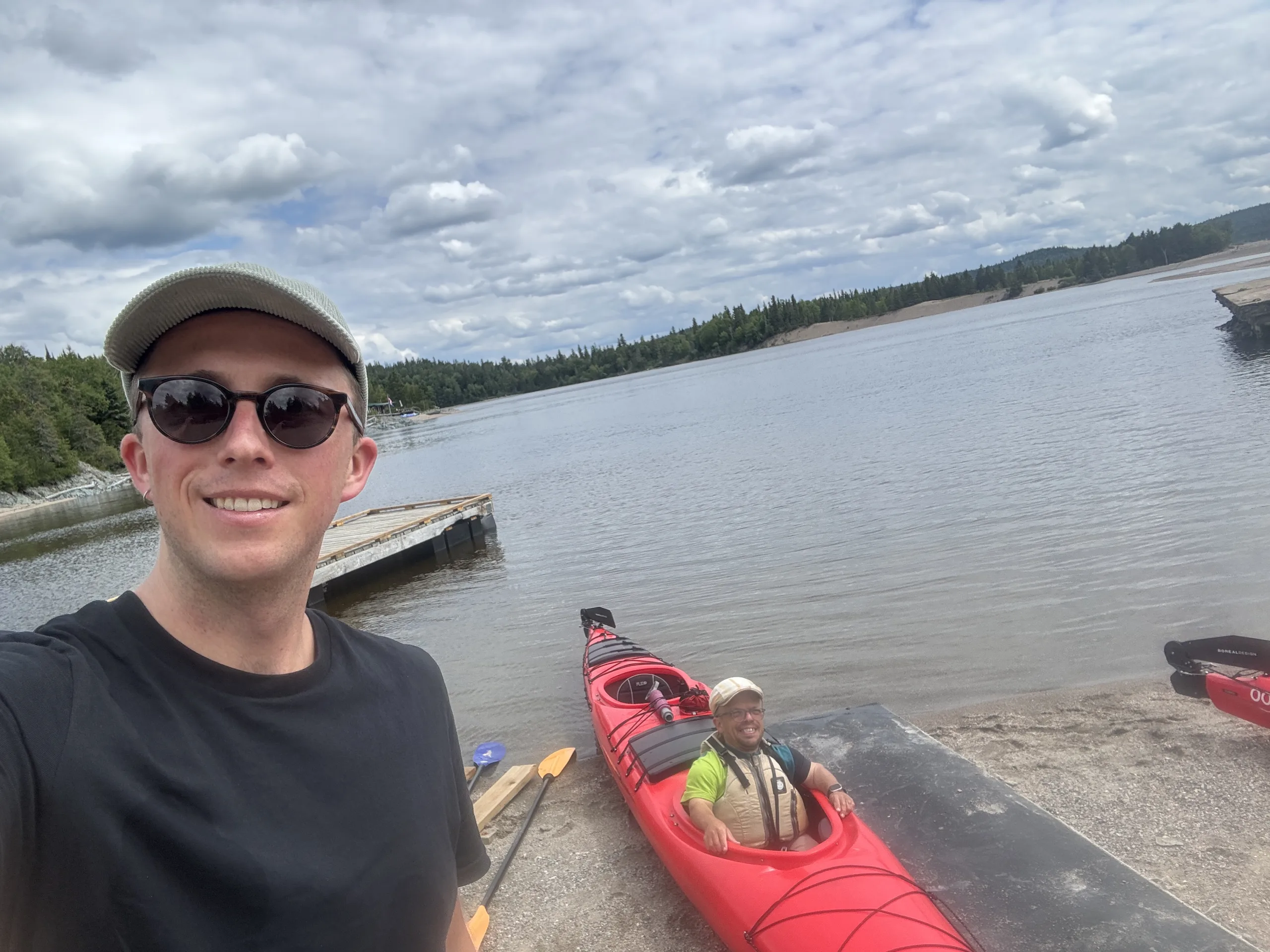 Mit dem Kajak unterwegs am Lake Superior bei Wawa